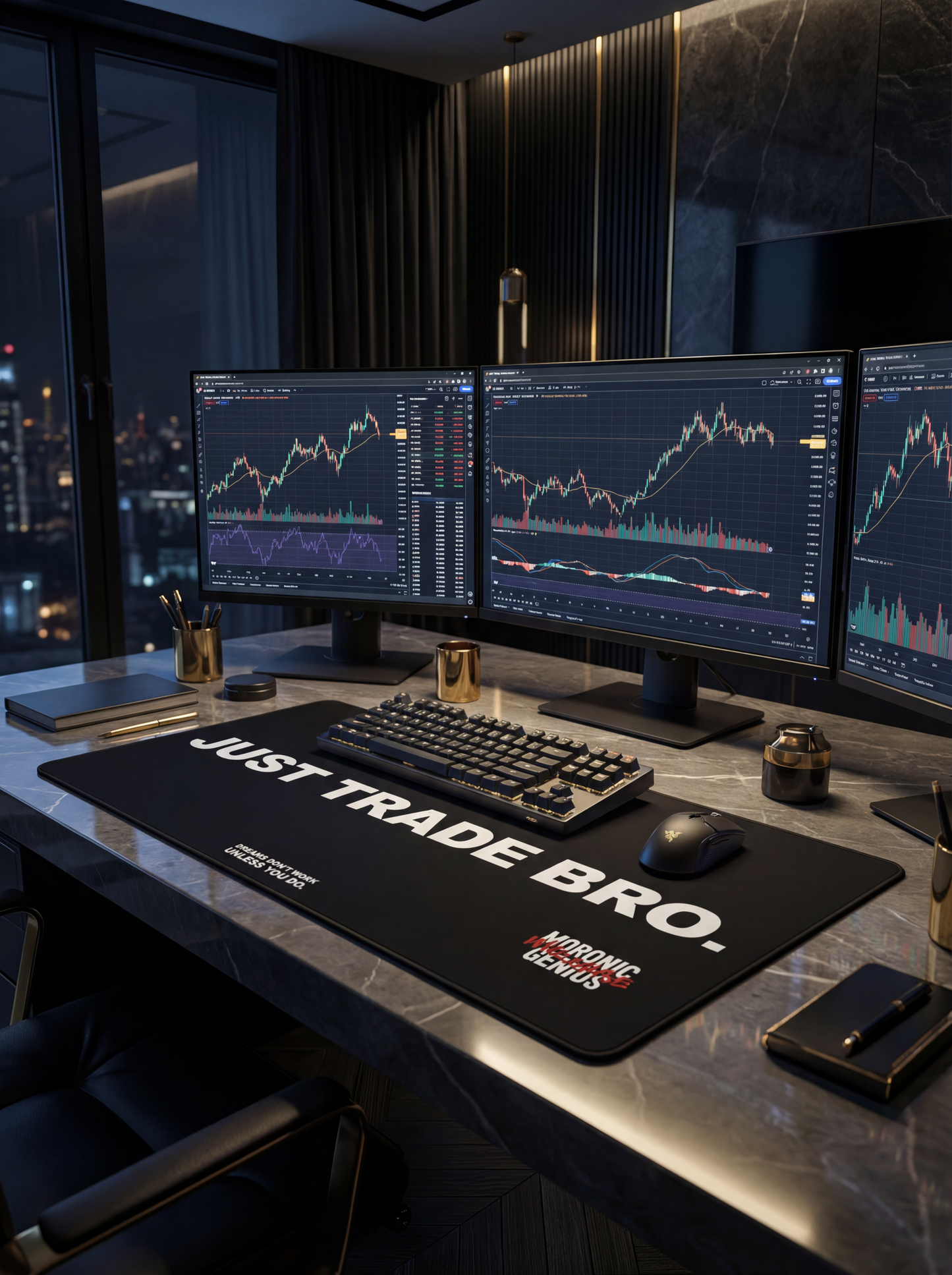 Just Trade Bro Desk Mat