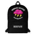 Moronic Genius Backpack (Pink)