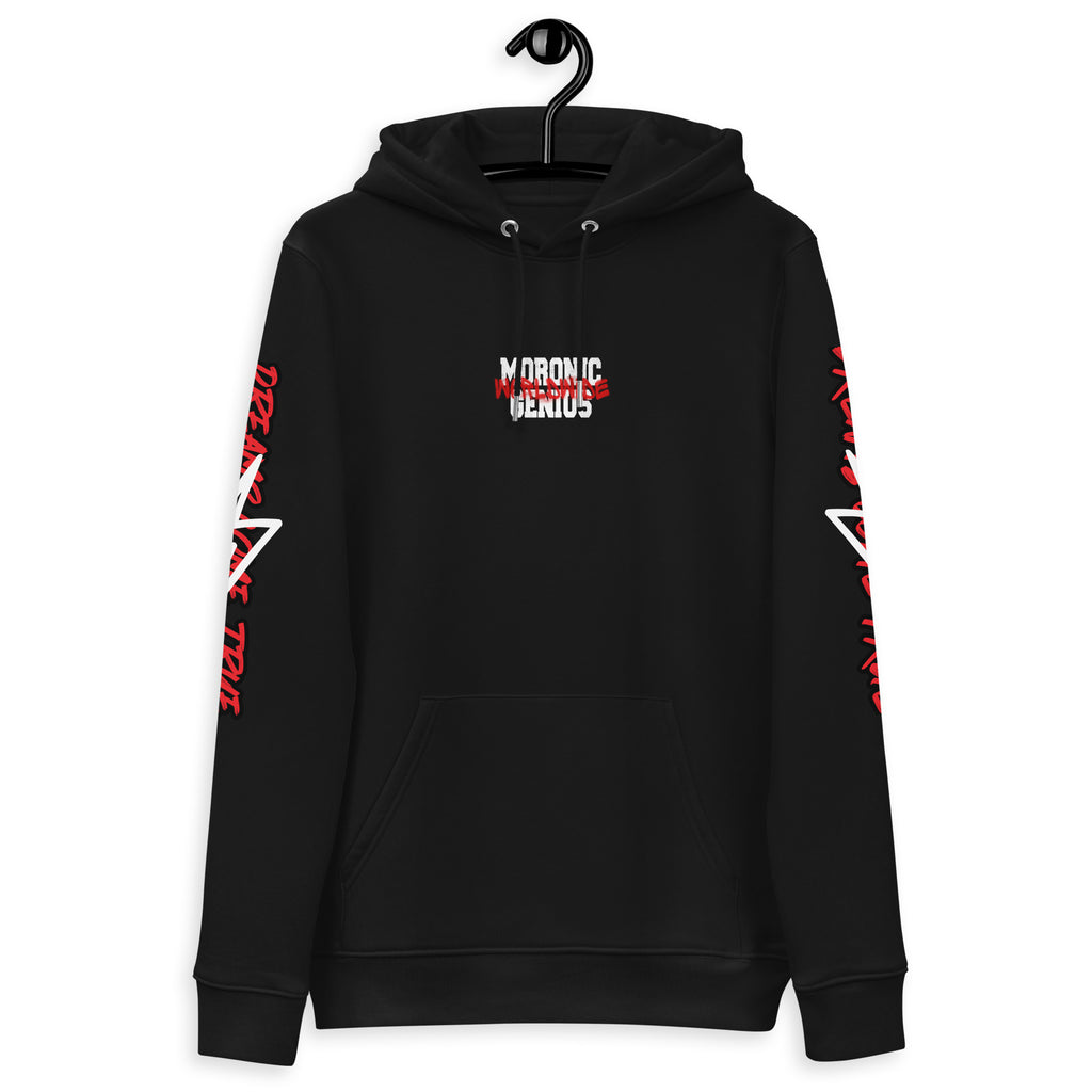Moronic Genius Get Back Up Hoodie (Red)