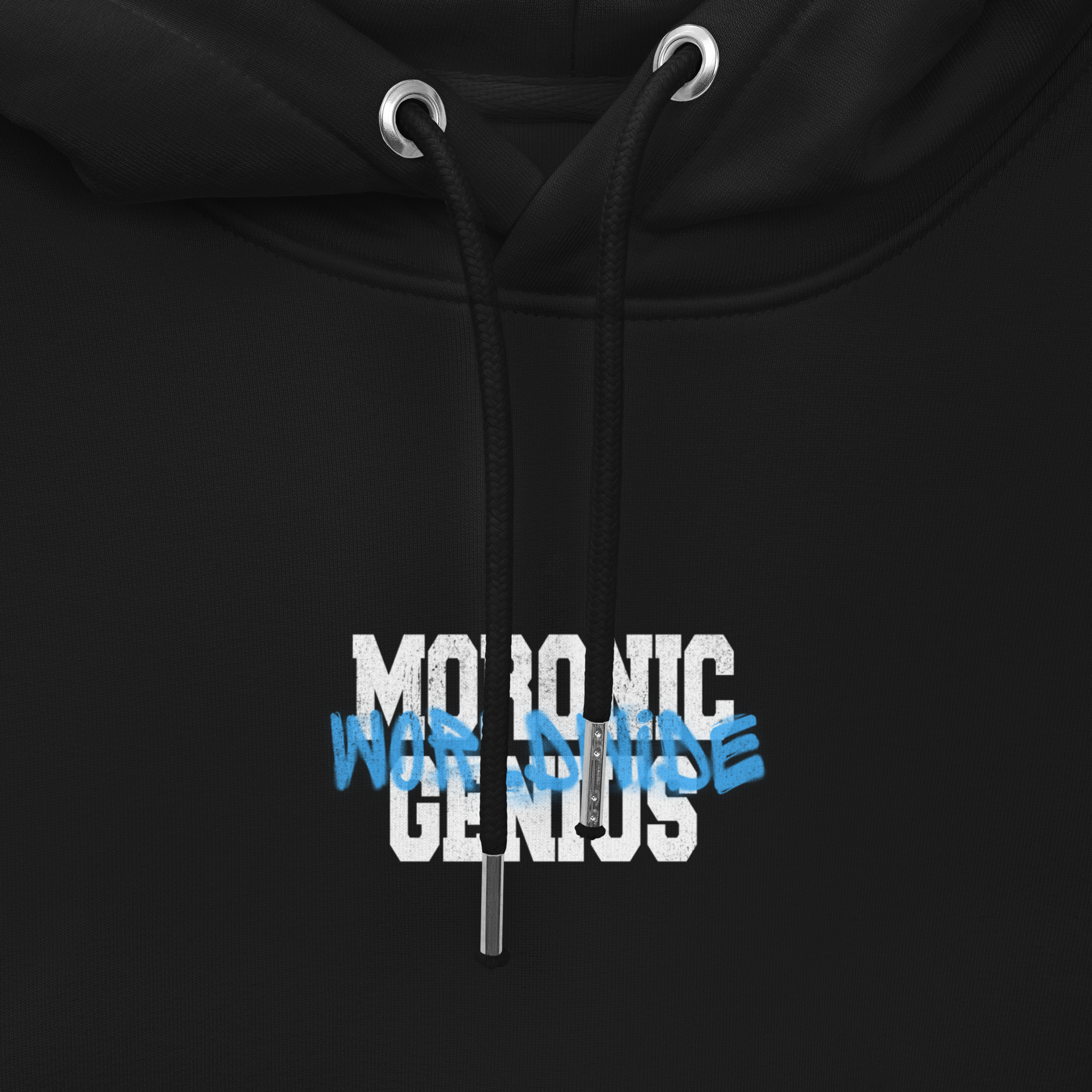 Moronic Genius Get Back Up Hoodie (Blue)